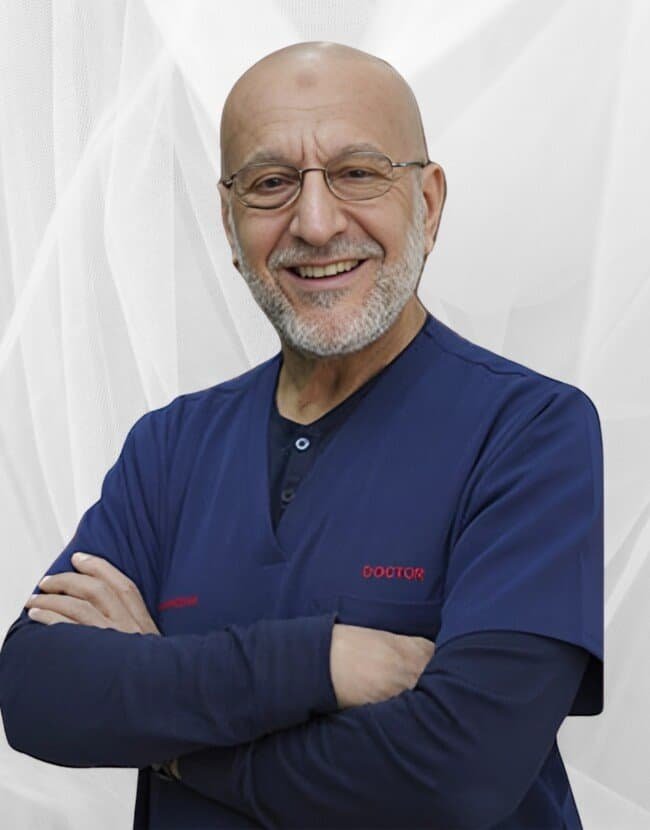 Portrait of Dr. Sam Hassan, one of the best paediatrician in Dubai.