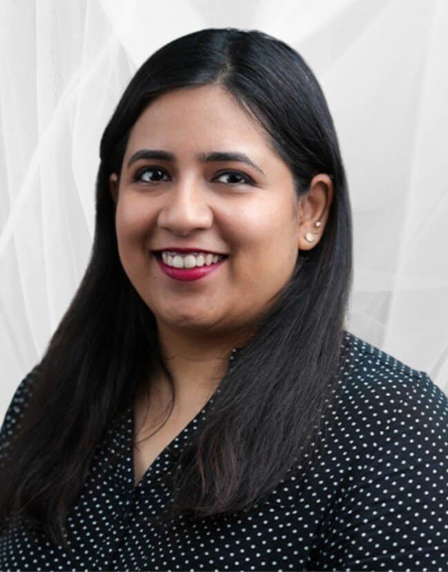 Portrait of Ms Tarana Khatri, Counselling Psychologist at Somerset Clinic.